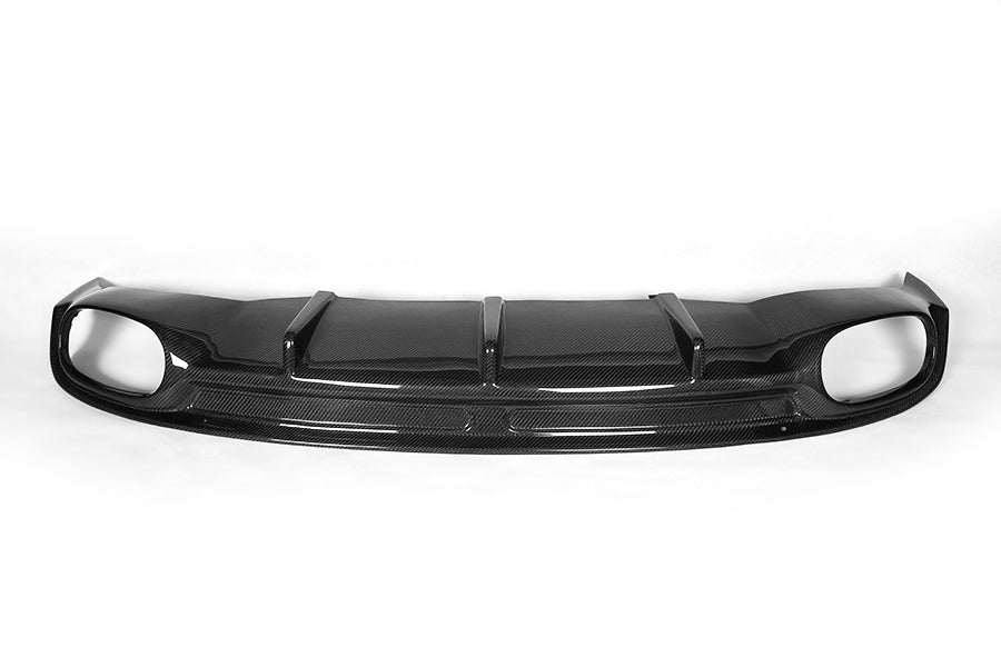 V Style Carbon Fibre Rear Diffuser for Audi 4G A7 S Line 10-14-Carbon Factory