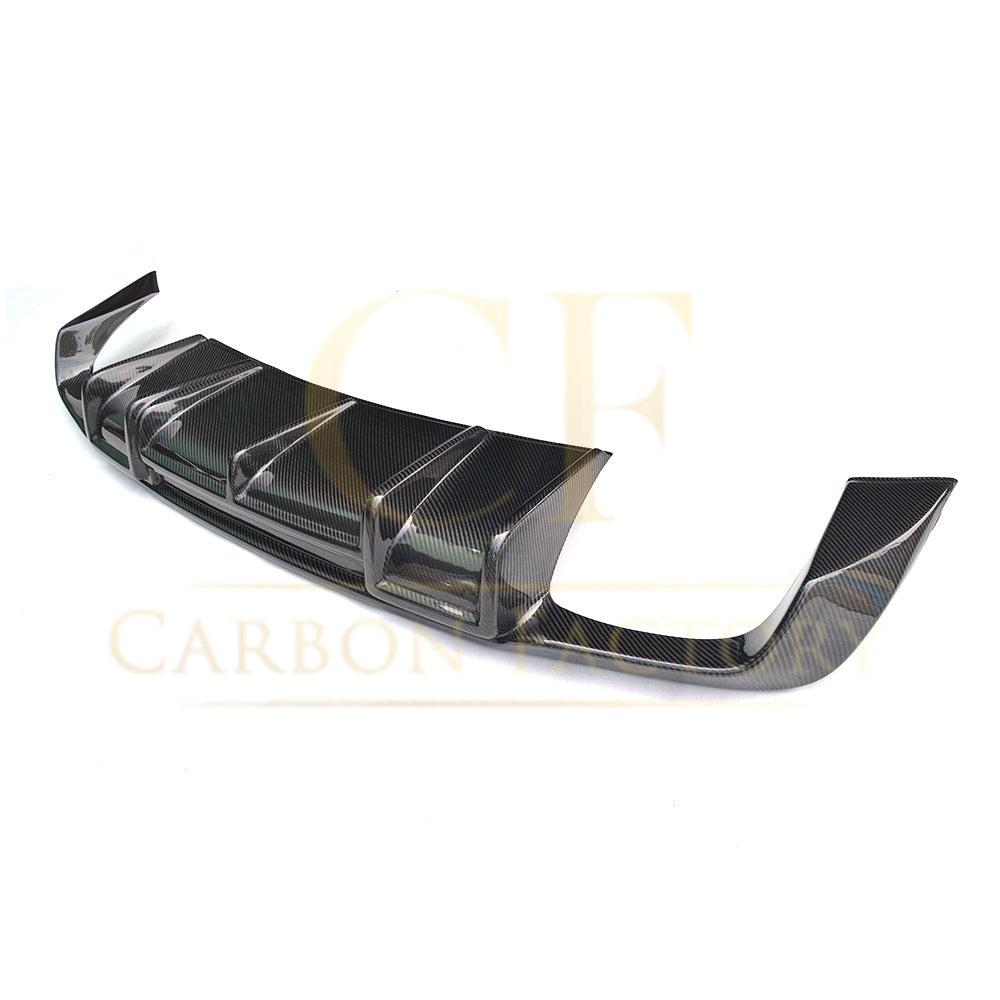 V Style Carbon Fibre Rear Diffuser for Audi A3 S Line S3 Saloon 13-15-Carbon Factory