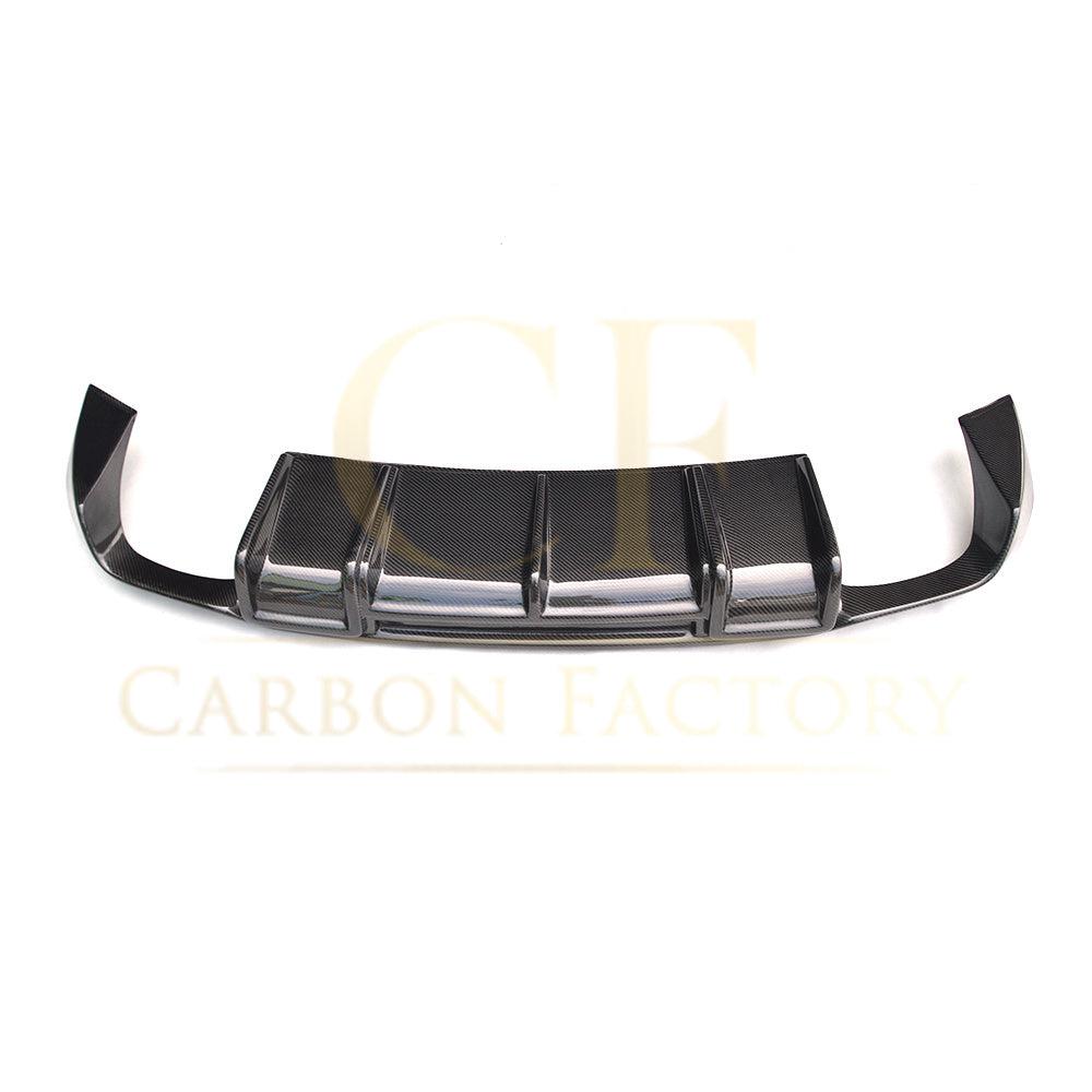 V Style Carbon Fibre Rear Diffuser for Audi A3 S Line S3 Saloon 13-15-Carbon Factory