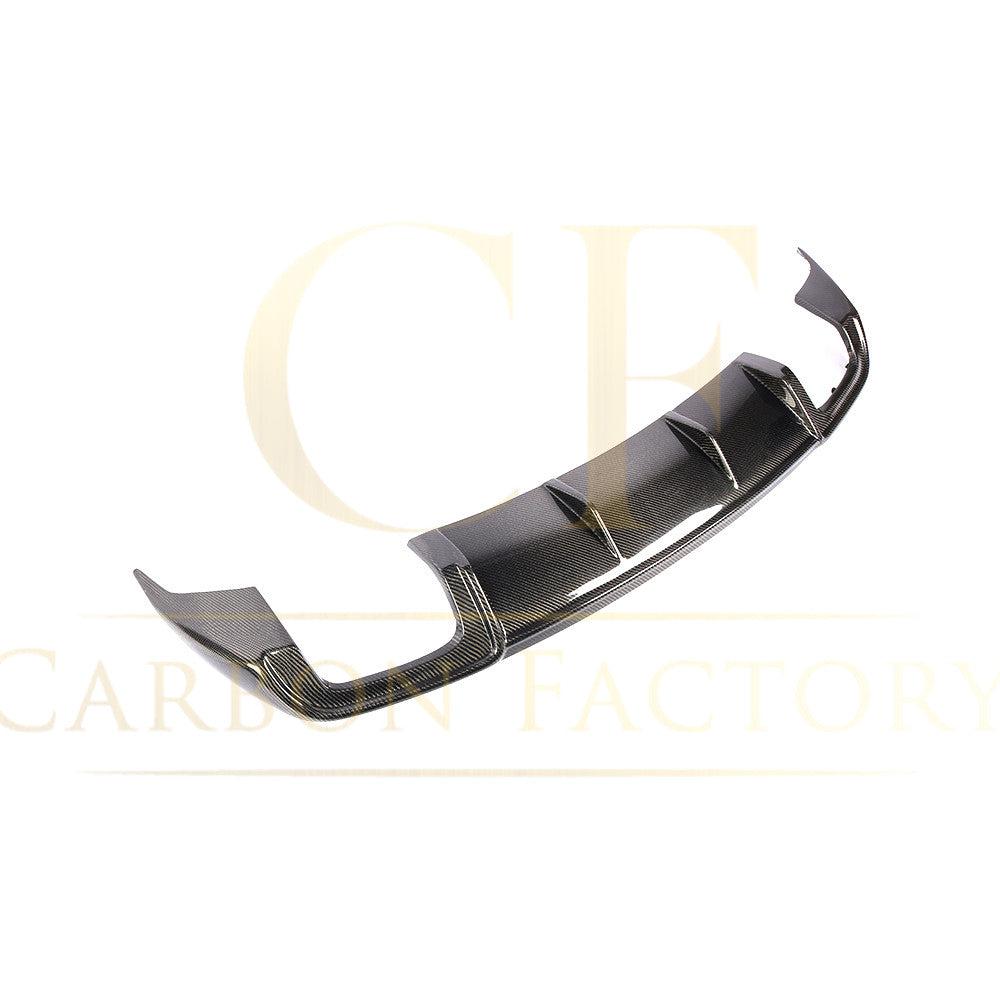 V Style Carbon Fibre Rear Diffuser for Audi A3 Saloon (Non S Line) 17-19-Carbon Factory
