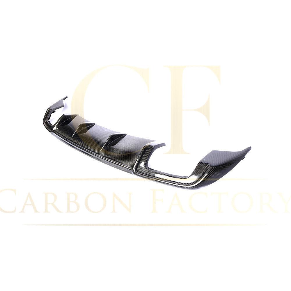 V Style Carbon Fibre Rear Diffuser for Audi A3 Saloon (Non S Line) 17-19-Carbon Factory