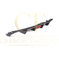 V Style Carbon Fibre Rear Diffuser for Audi A4 B9 Non S Line 16-18-Carbon Factory