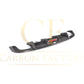 V Style Carbon Fibre Rear Diffuser for Audi A4 B9 Non S Line 16-18-Carbon Factory