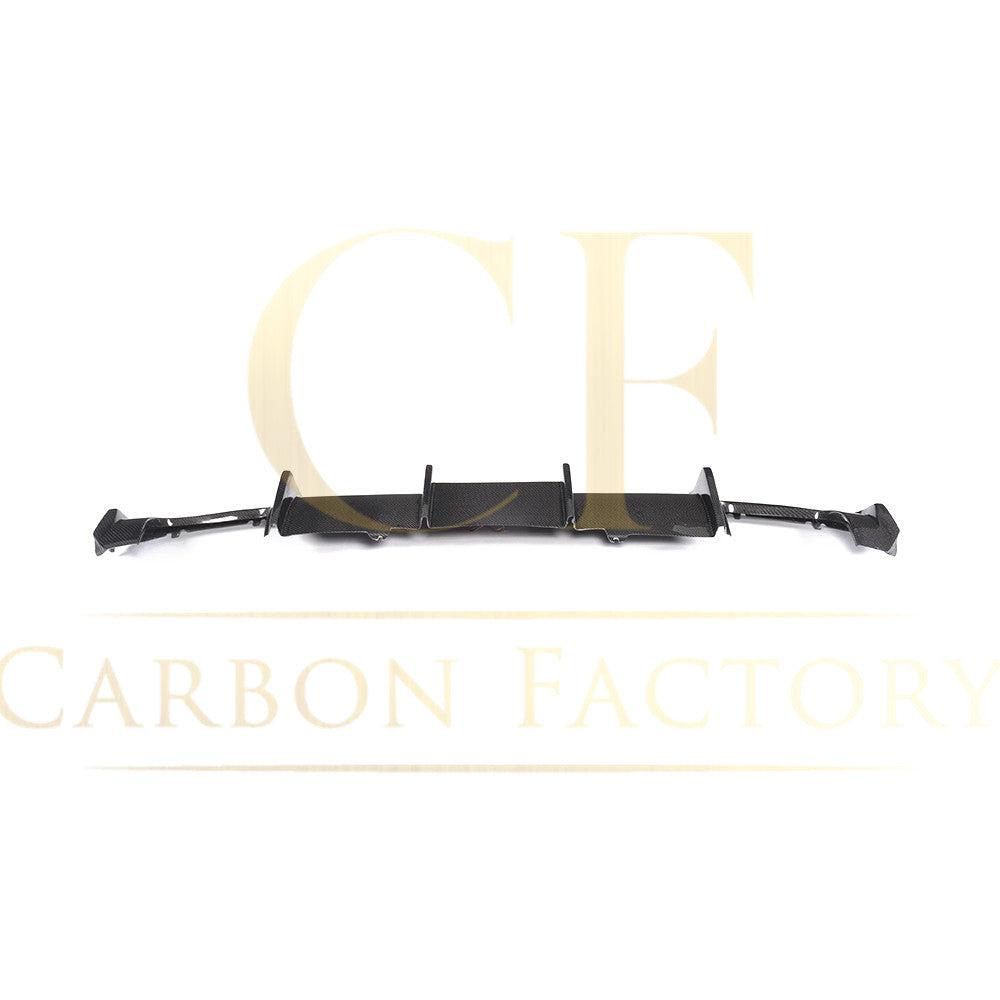 V Style Carbon Fibre Rear Diffuser for Audi A4 B9 Non S Line 16-18-Carbon Factory