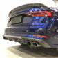 V Style Carbon Fibre Rear Diffuser for Audi B9 A5 S Line & S5 17-19-Carbon Factory