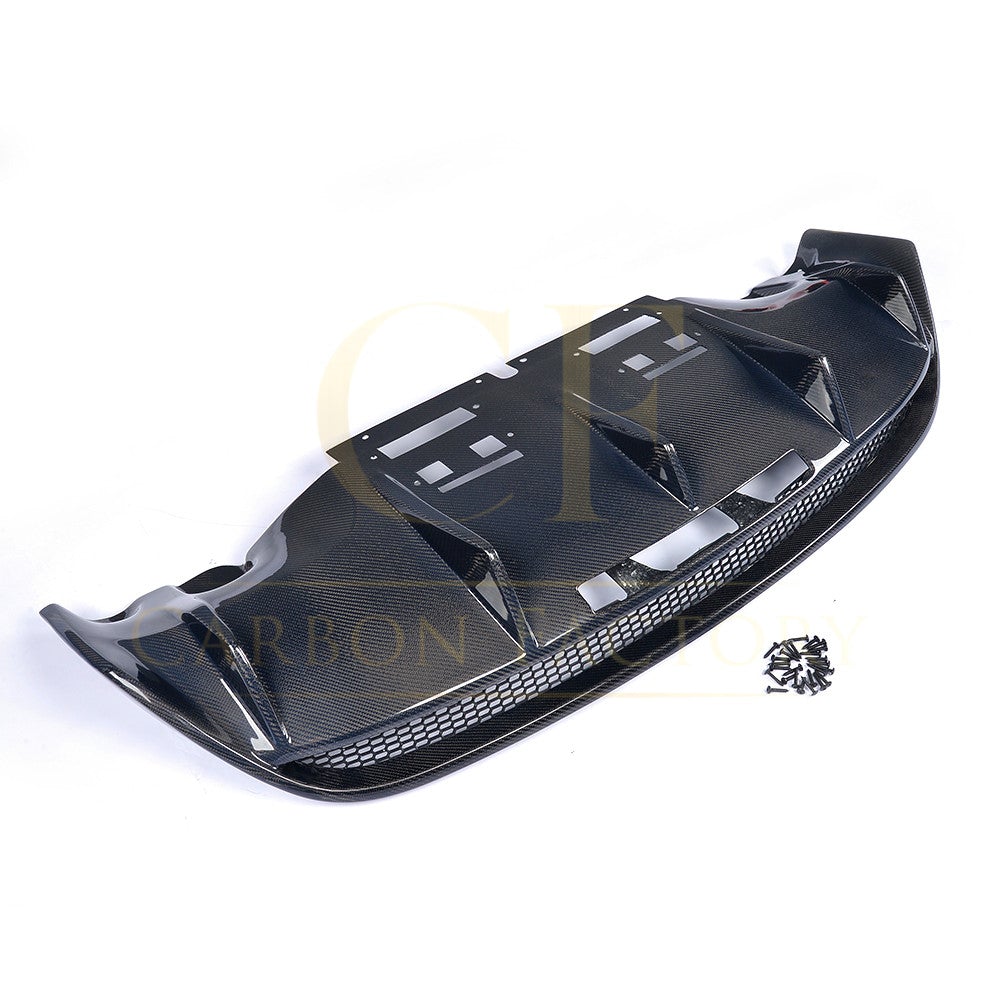 V Style Carbon Fibre Rear Diffuser for Audi R8 Gen 1 10-15-Carbon Factory