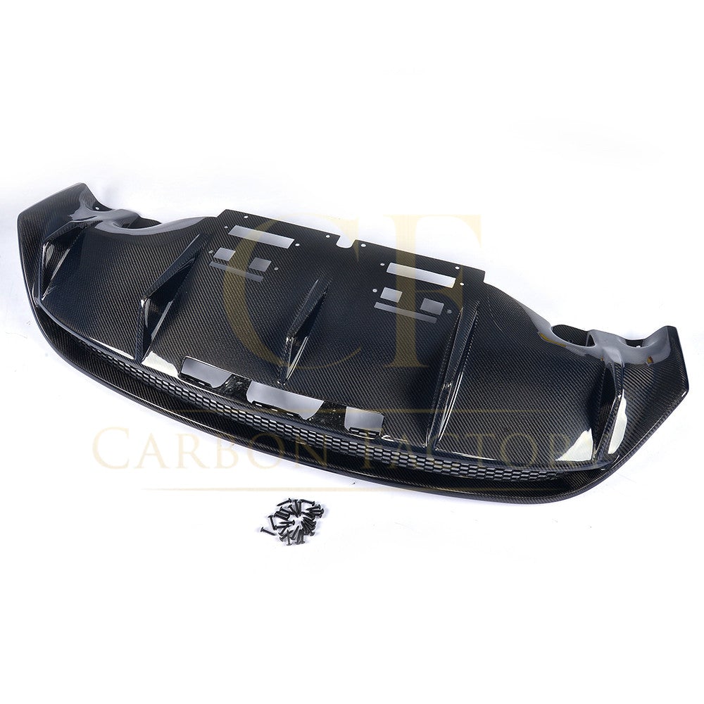 V Style Carbon Fibre Rear Diffuser for Audi R8 Gen 1 10-15-Carbon Factory