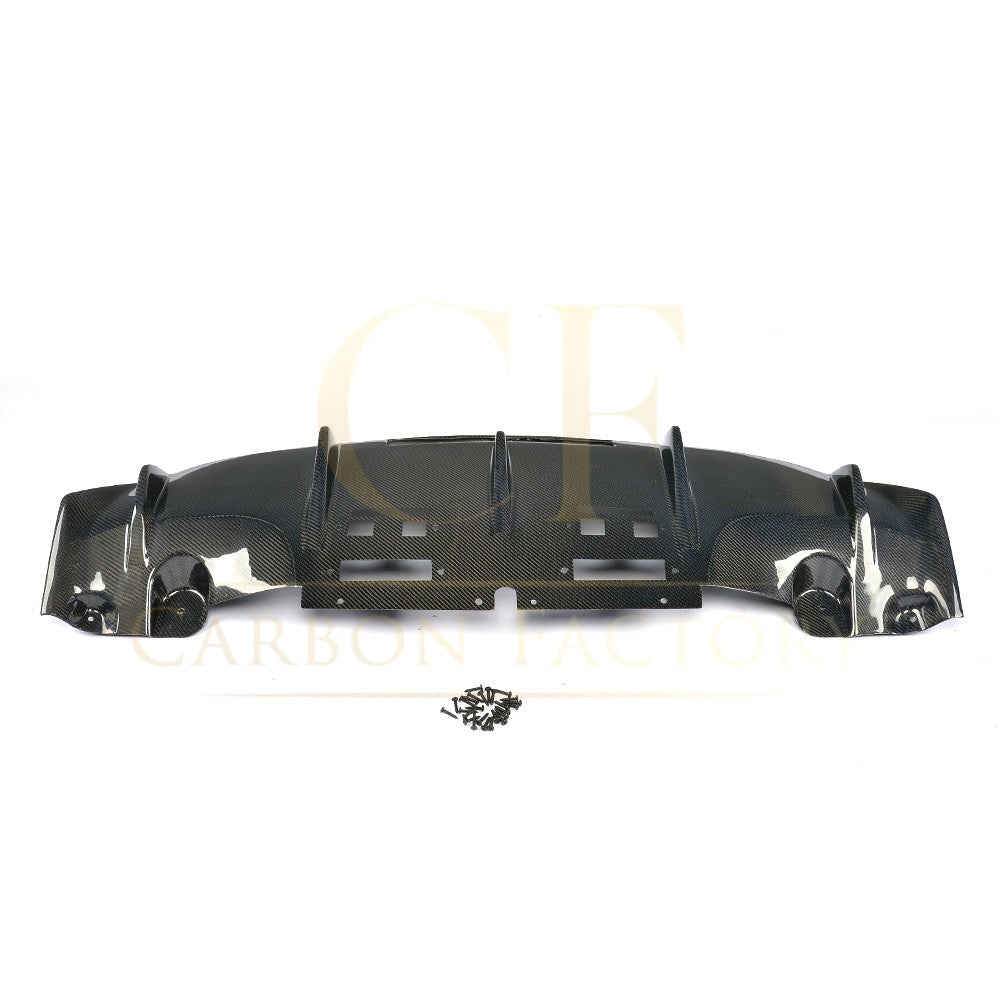 V Style Carbon Fibre Rear Diffuser for Audi R8 Gen 1 10-15-Carbon Factory