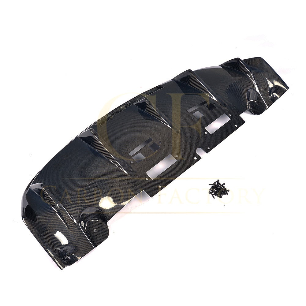 V Style Carbon Fibre Rear Diffuser for Audi R8 Gen 1 10-15-Carbon Factory