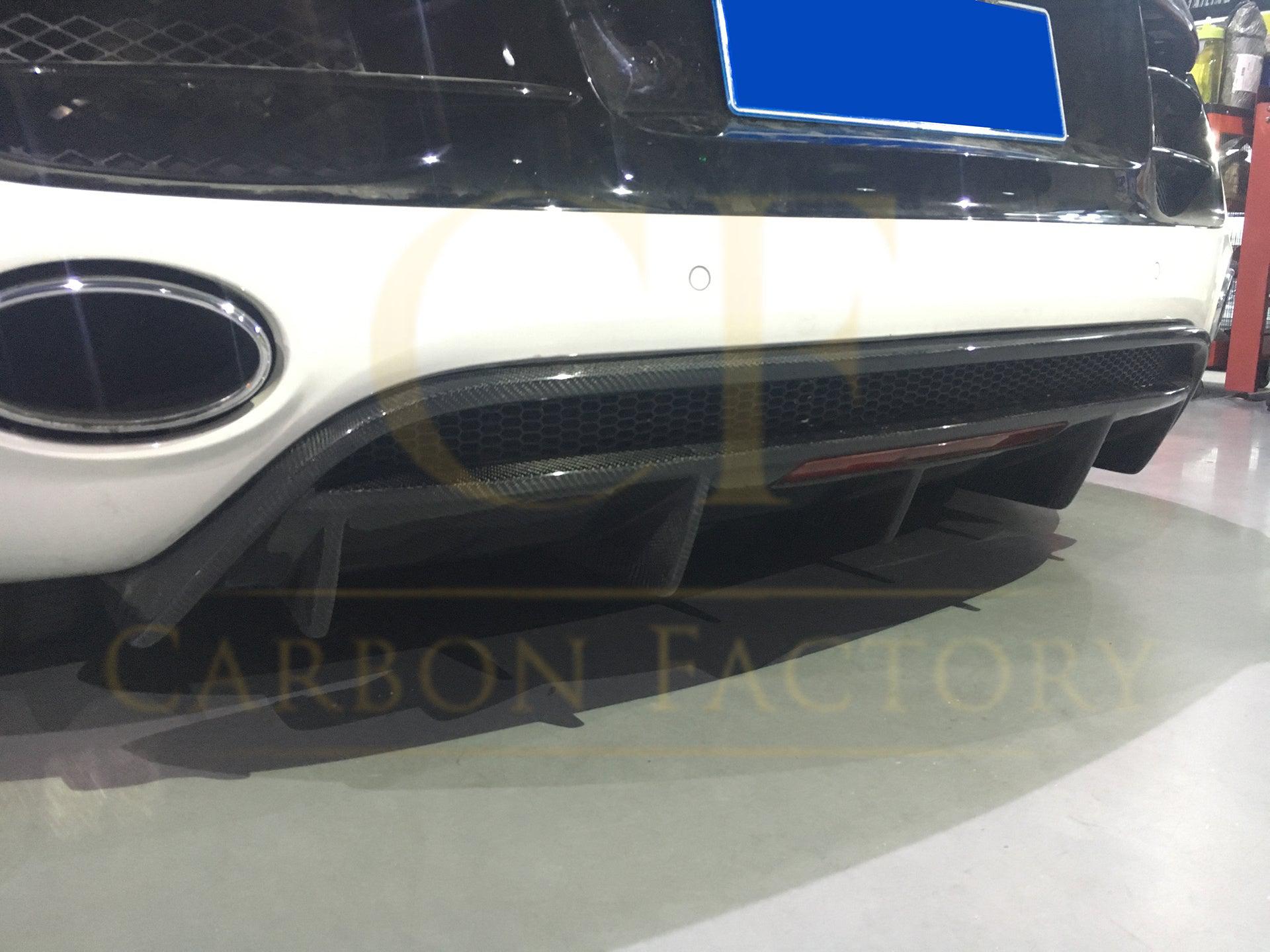 V Style Carbon Fibre Rear Diffuser for Audi R8 Gen 1 10-15-Carbon Factory