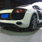 V Style Carbon Fibre Rear Diffuser for Audi R8 Gen 1 10-15-Carbon Factory