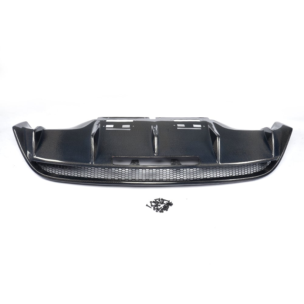 V Style Carbon Fibre Rear Diffuser for Audi R8 Gen 1 10-15-Carbon Factory