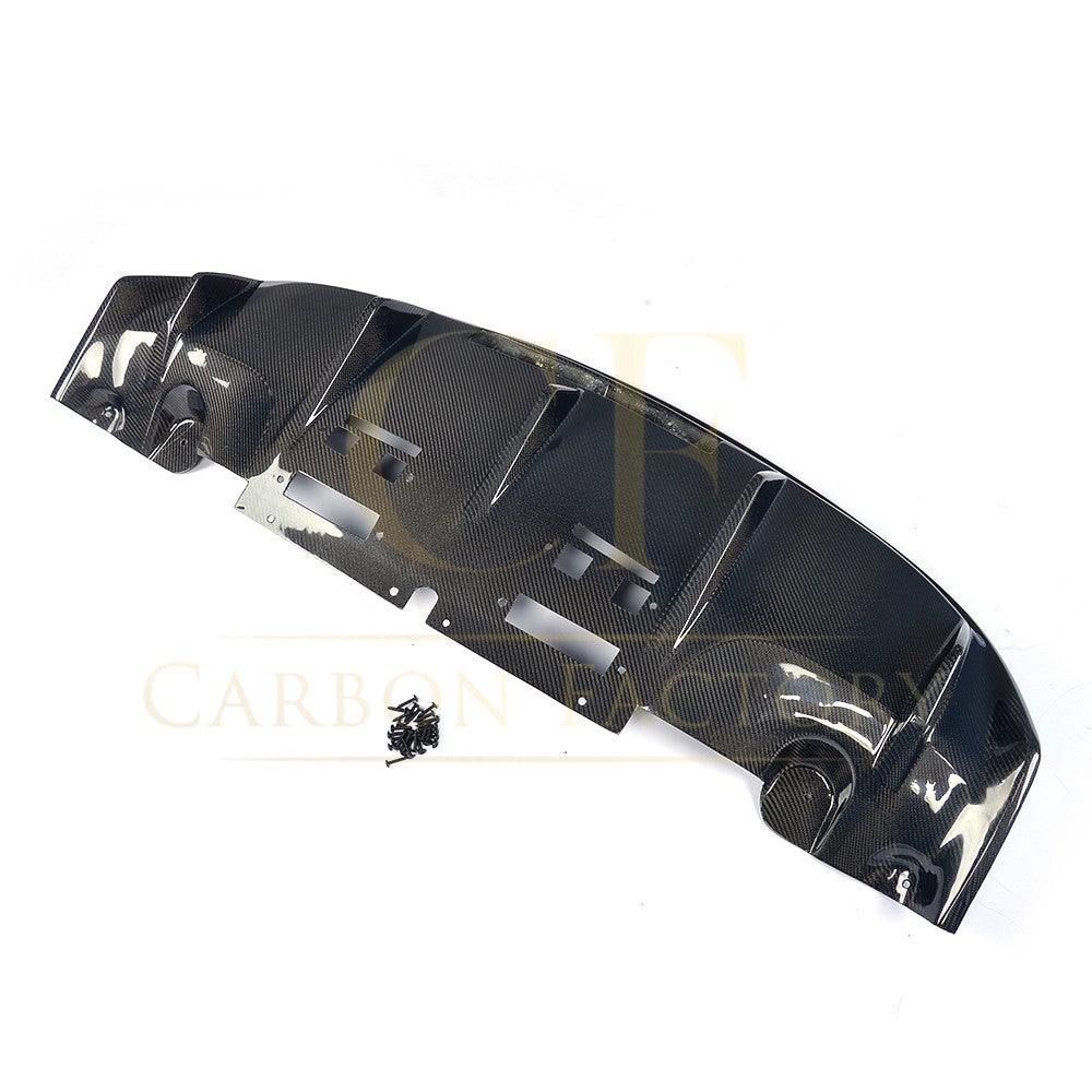 V Style Carbon Fibre Rear Diffuser for Audi R8 Gen 1 10-15-Carbon Factory