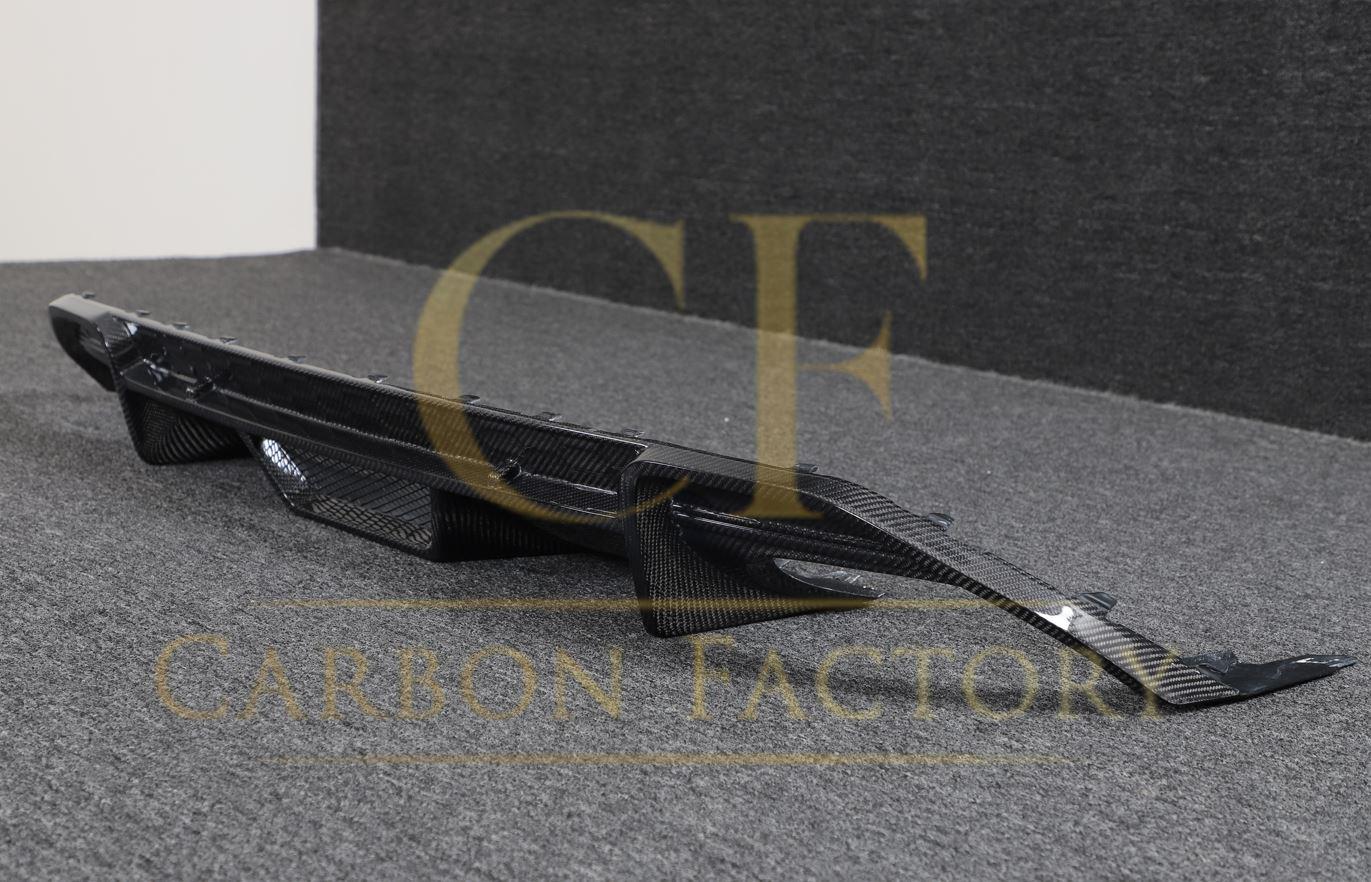 V Style Carbon Fibre Rear Diffuser for Audi S3 Saloon 21-Present-Carbon Factory