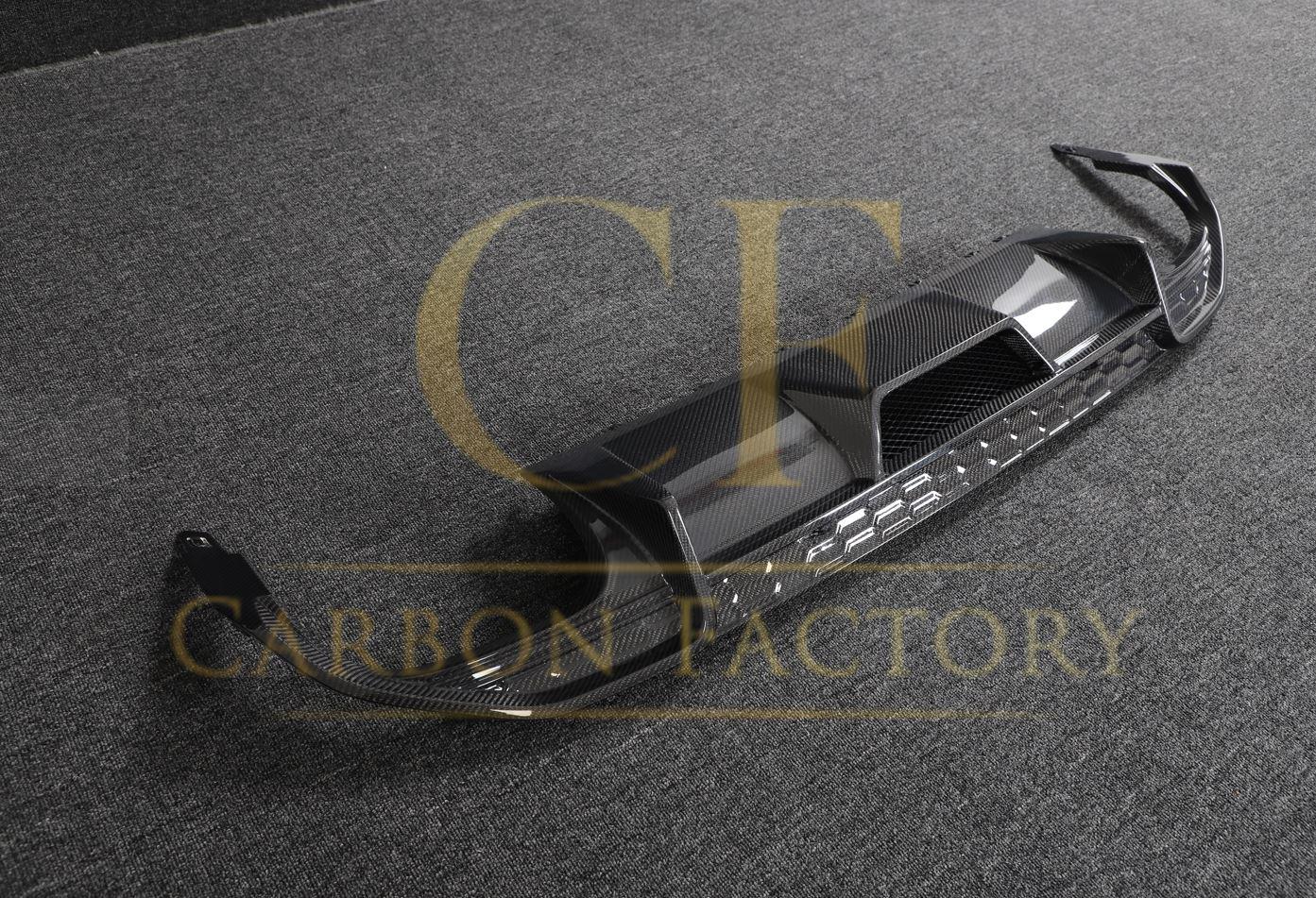V Style Carbon Fibre Rear Diffuser for Audi S3 Saloon 21-Present-Carbon Factory