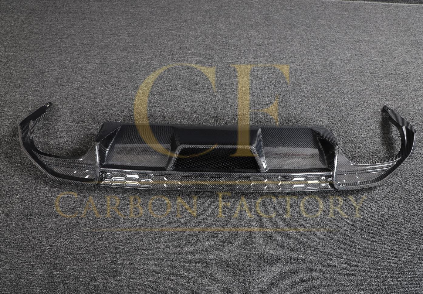 V Style Carbon Fibre Rear Diffuser for Audi S3 Saloon 21-Present-Carbon Factory