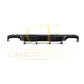 V Style Carbon Fibre Rear Diffuser for Audi S4 A4 S Line B8 08-12-Carbon Factory