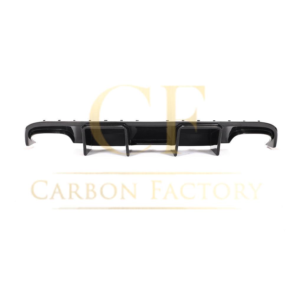 V Style Carbon Fibre Rear Diffuser for Audi S4 A4 S Line B8 08-12-Carbon Factory
