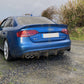 V Style Carbon Fibre Rear Diffuser for Audi S4 A4 S Line B8 08-12-Carbon Factory