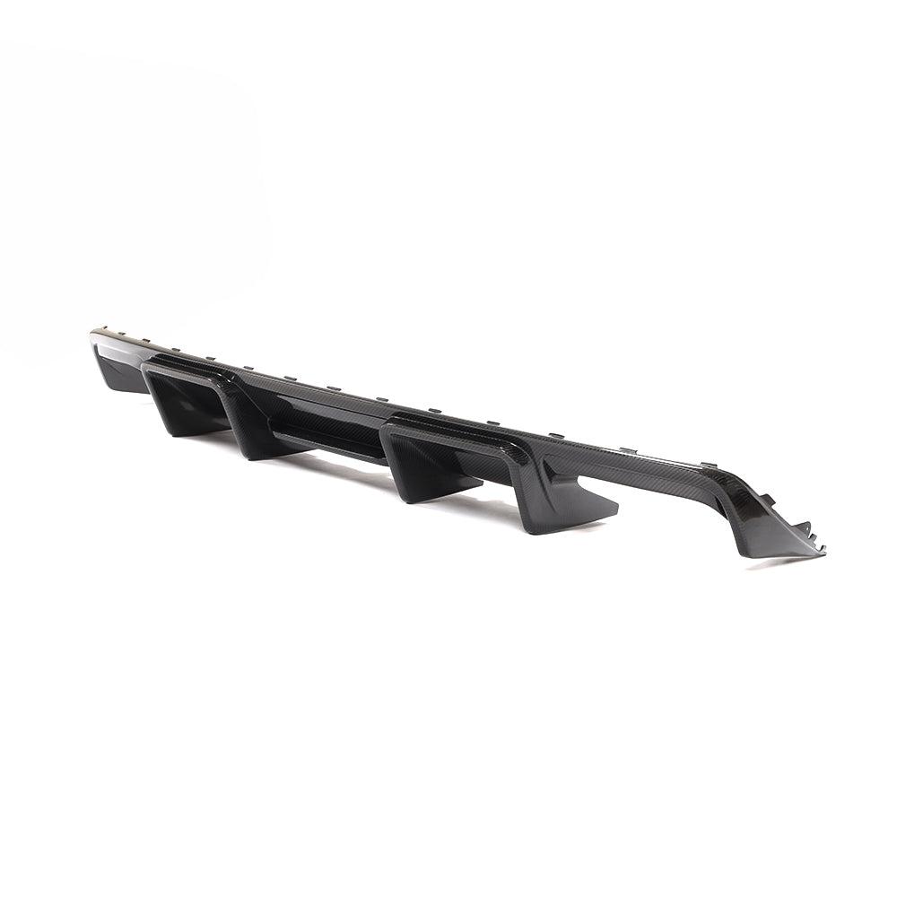 V Style Carbon Fibre Rear Diffuser for Audi S4 B8.5 A4 S Line 13-15-Carbon Factory