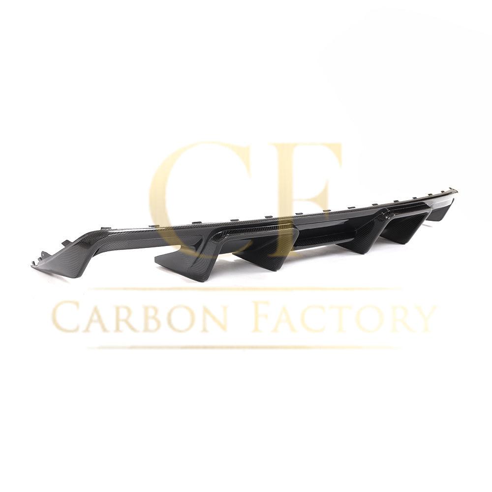 V Style Carbon Fibre Rear Diffuser for Audi S4 B8.5 A4 S Line 13-15-Carbon Factory