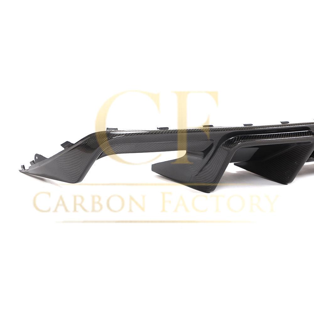 V Style Carbon Fibre Rear Diffuser for Audi S4 B8.5 A4 S Line 13-15-Carbon Factory
