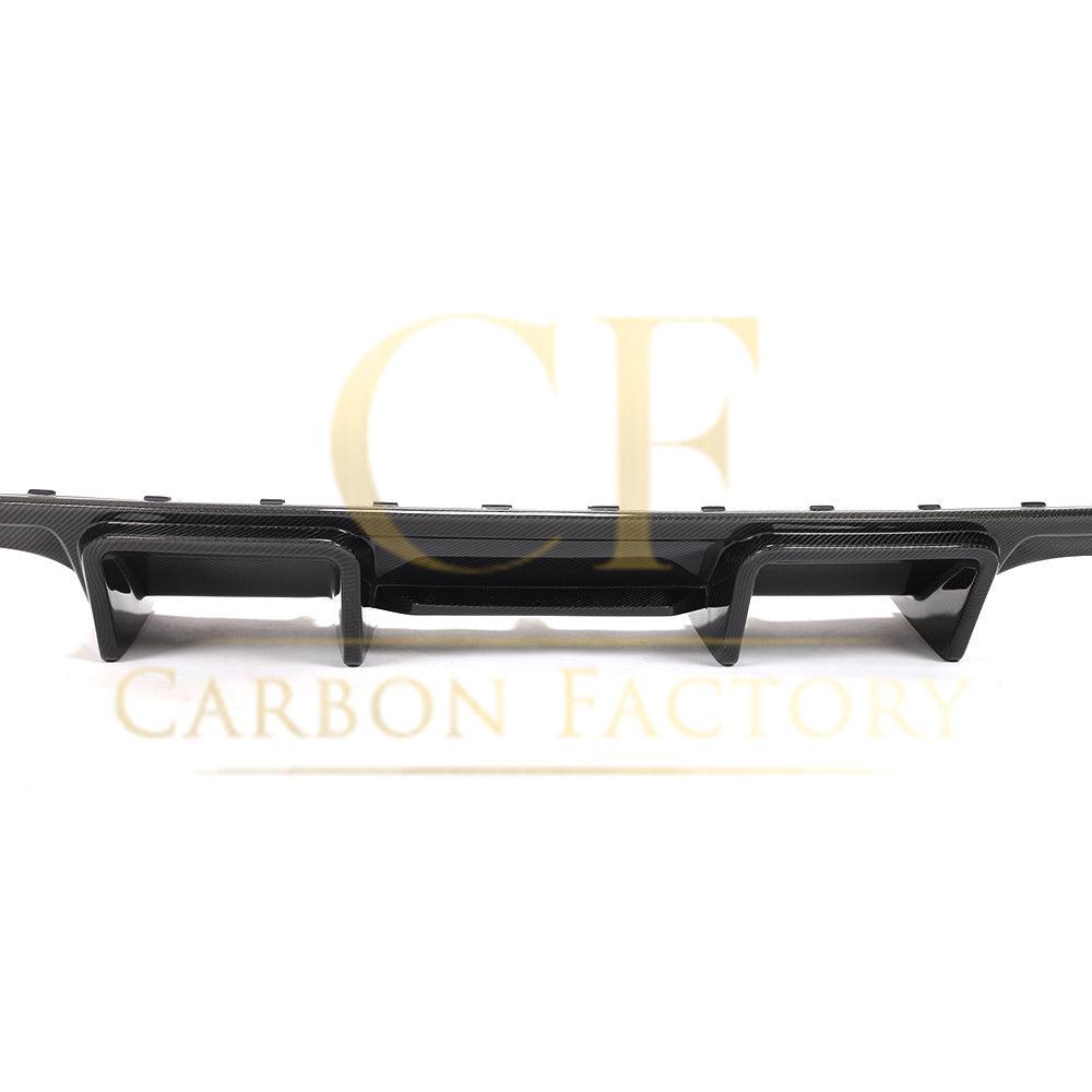 V Style Carbon Fibre Rear Diffuser for Audi S4 B8.5 A4 S Line 13-15-Carbon Factory