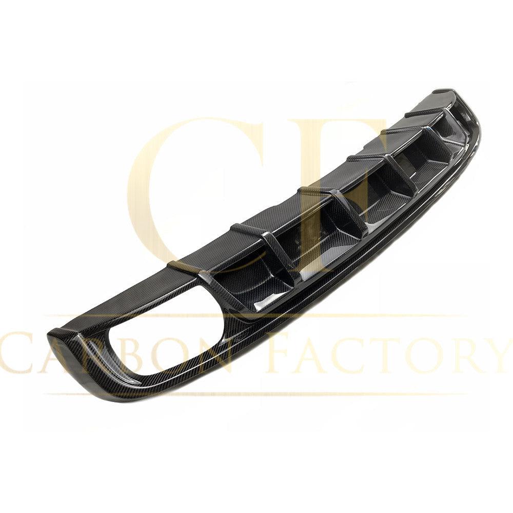 V Style Carbon Fibre Rear Diffuser for Audi S4 B9 A4 S Line 16-18-Carbon Factory