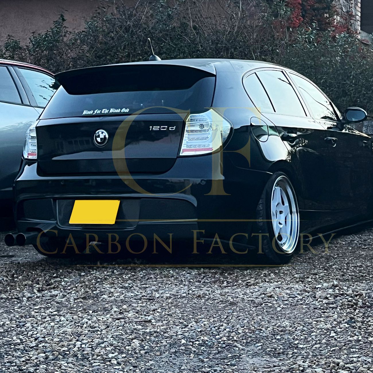 V Style Carbon Fibre Rear Diffuser for BMW E87 1 Series M Sport 04-13-Carbon Factory