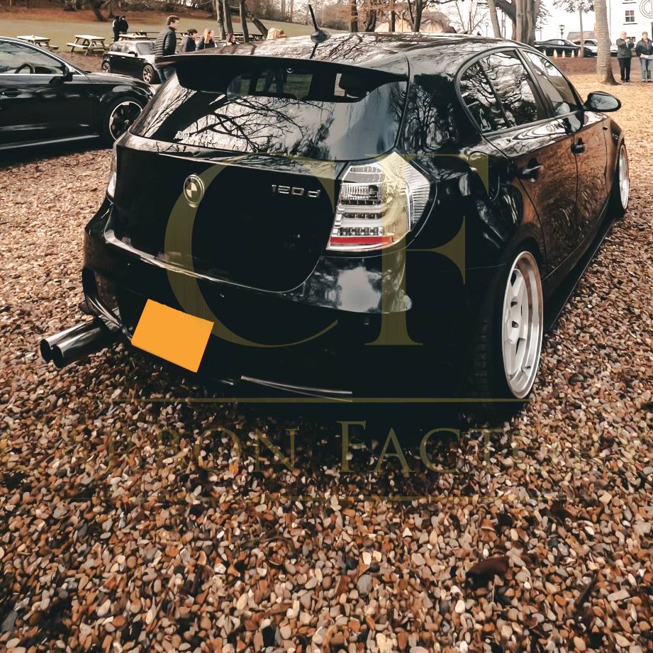 V Style Carbon Fibre Rear Diffuser for BMW E87 1 Series M Sport 04-13-Carbon Factory