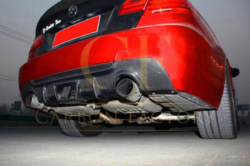 V Style Carbon Fibre Rear Diffuser for BMW E92 E93 3 Series 07-13-Carbon Factory