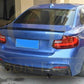 V Style Carbon Fibre Rear Diffuser for BMW F22 2 Series M Sport 14-21-Carbon Factory