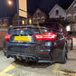 V Style Carbon Fibre Rear Diffuser for BMW F80 M3 F82 F83 M4 14-20-Carbon Factory