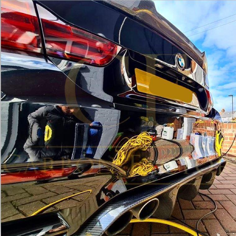 V Style Carbon Fibre Rear Diffuser for BMW F80 M3 F82 F83 M4 14-20-Carbon Factory