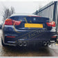 V Style Carbon Fibre Rear Diffuser for BMW F80 M3 F82 F83 M4 14-20-Carbon Factory