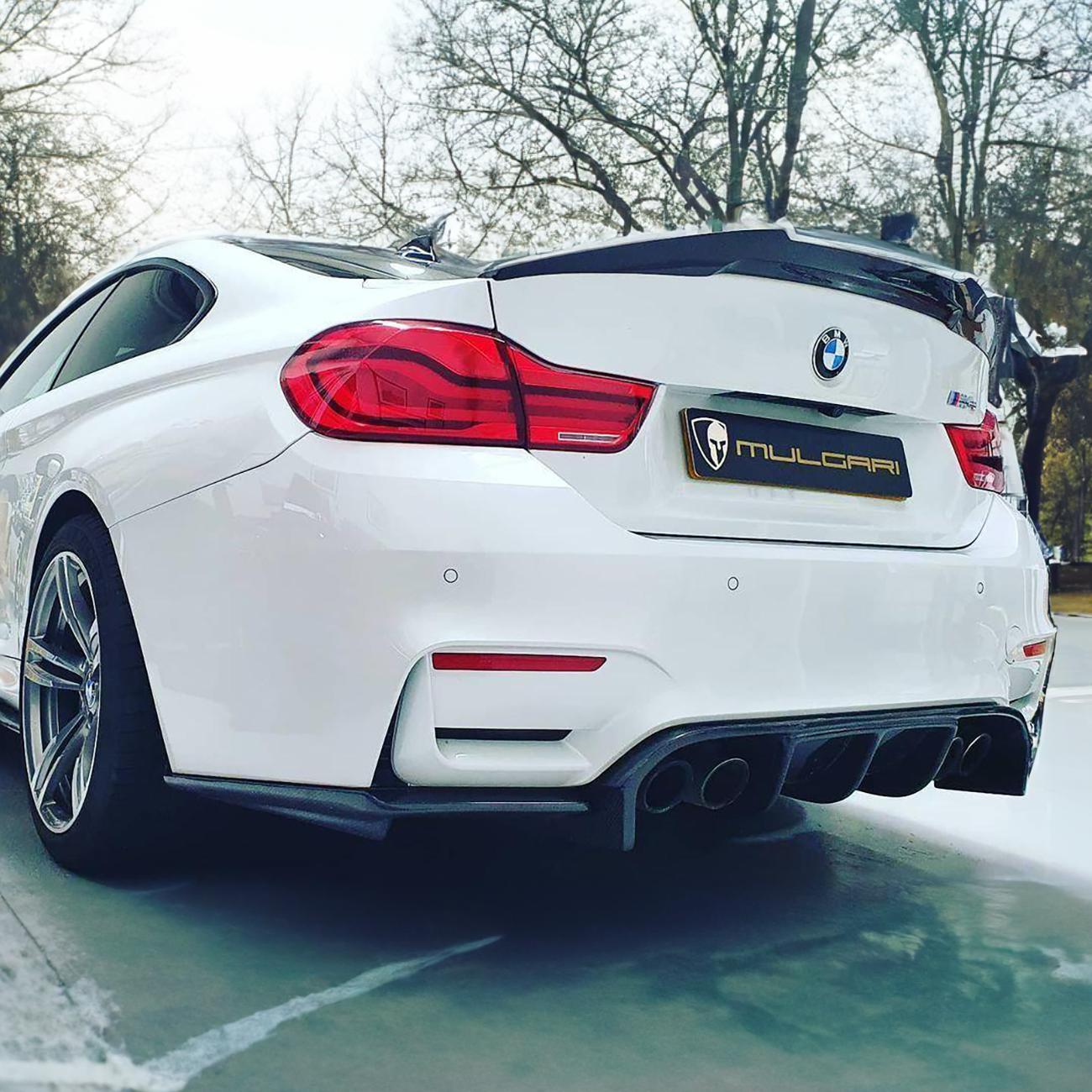 V Style Carbon Fibre Rear Diffuser for BMW F80 M3 F82 F83 M4 14-20-Carbon Factory