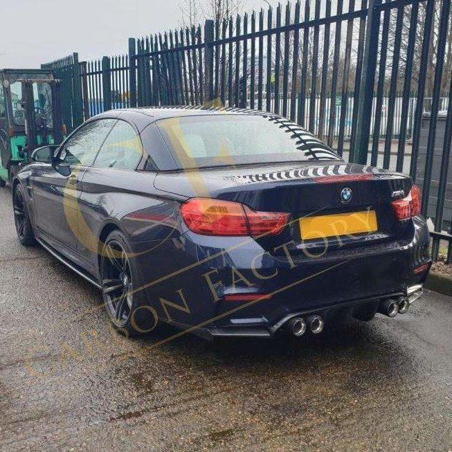 V Style Carbon Fibre Rear Diffuser for BMW F80 M3 F82 F83 M4 14-20-Carbon Factory