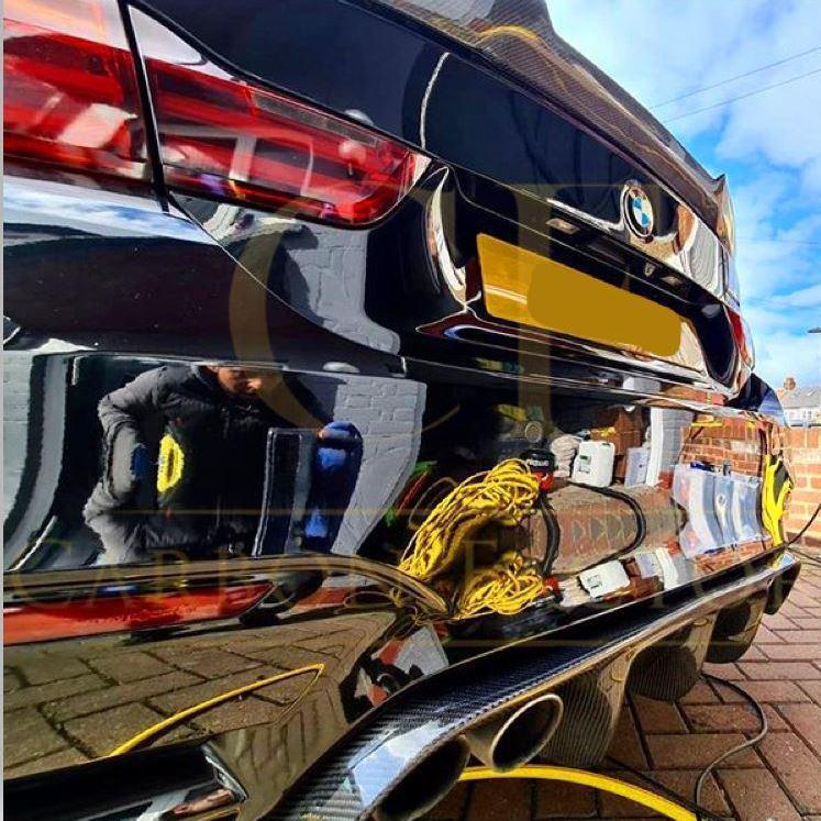 V Style Carbon Fibre Rear Diffuser for BMW F80 M3 F82 F83 M4 14-20-Carbon Factory