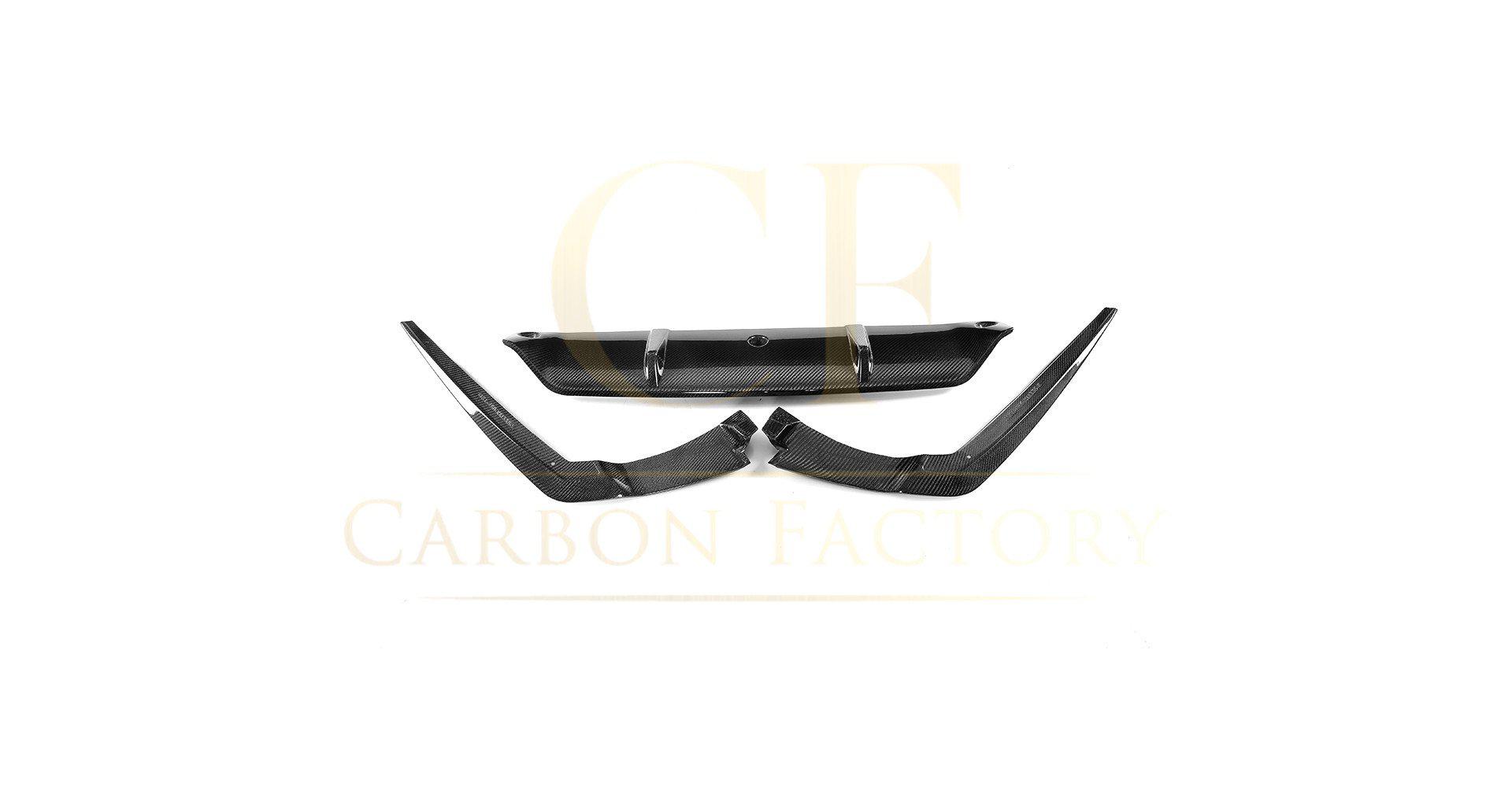 V Style Carbon Fibre Rear Diffuser for BMW G30 G31 5 Series M Sport 17-23-Carbon Factory