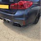 V Style Carbon Fibre Rear Diffuser for BMW G30 G31 5 Series M Sport F90 M5 17-23-Carbon Factory