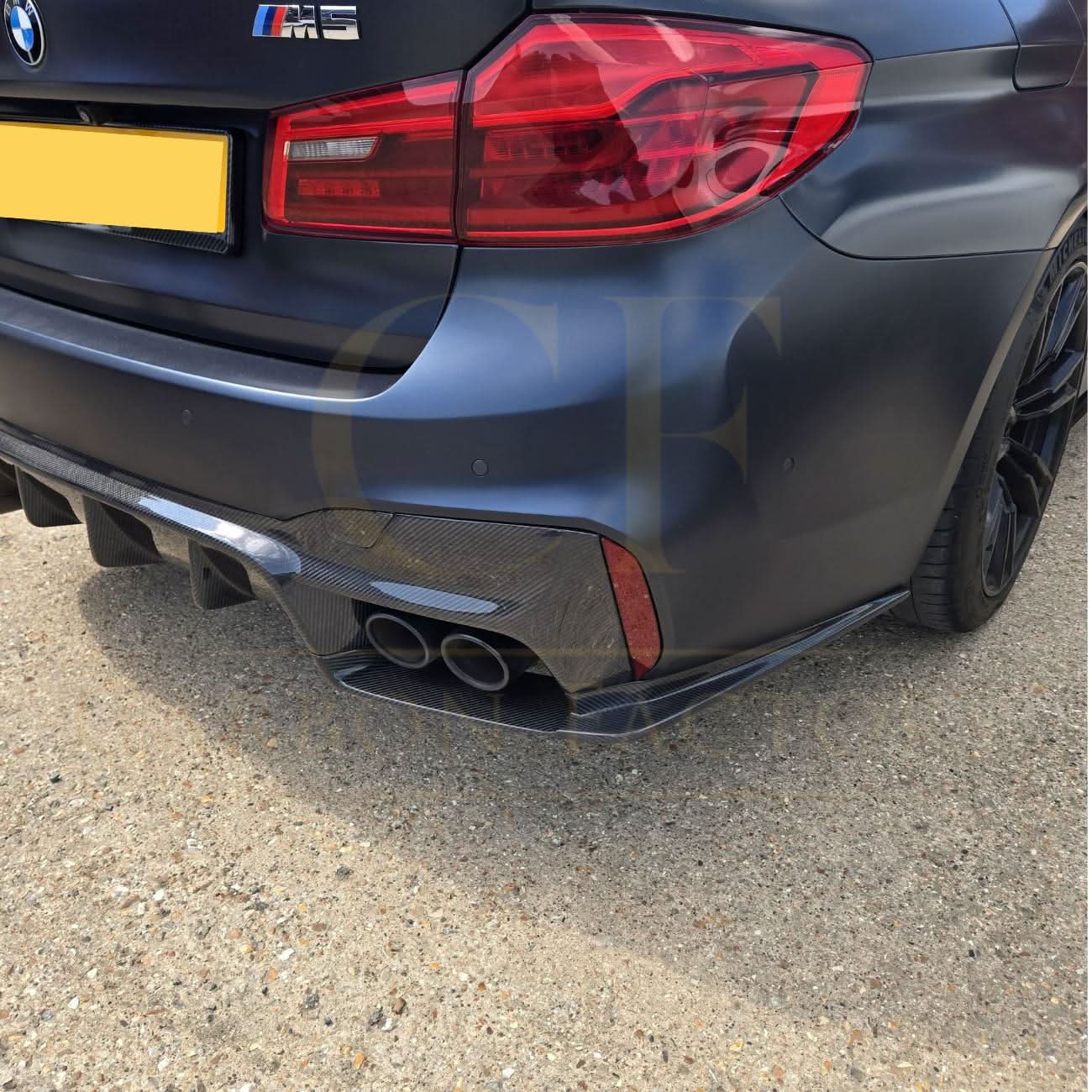 V Style Carbon Fibre Rear Diffuser for BMW G30 G31 5 Series M Sport F90 M5 17-23 - Carbon Factory