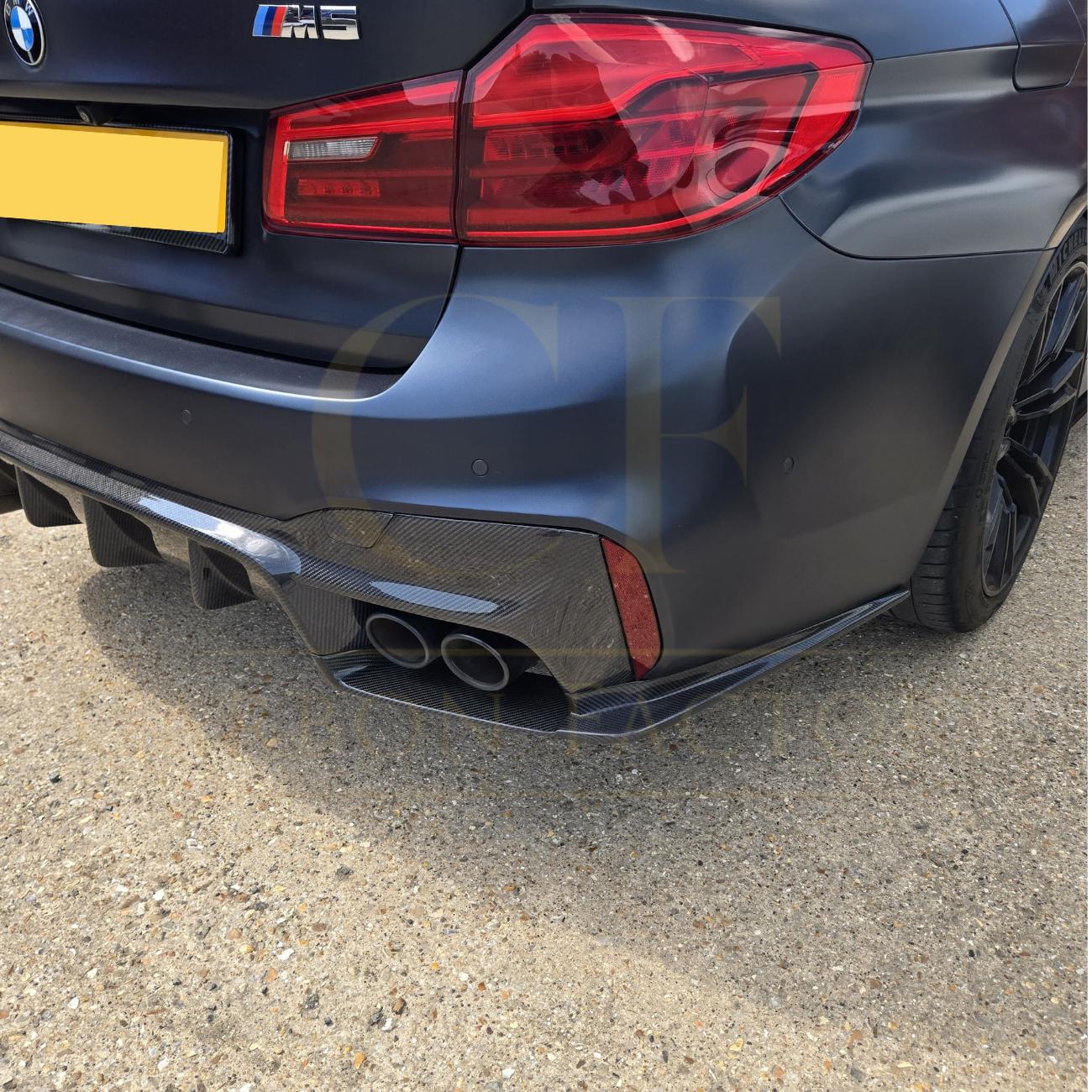 V Style Carbon Fibre Rear Diffuser for BMW G30 G31 5 Series M Sport F90 M5 17-23-Carbon Factory