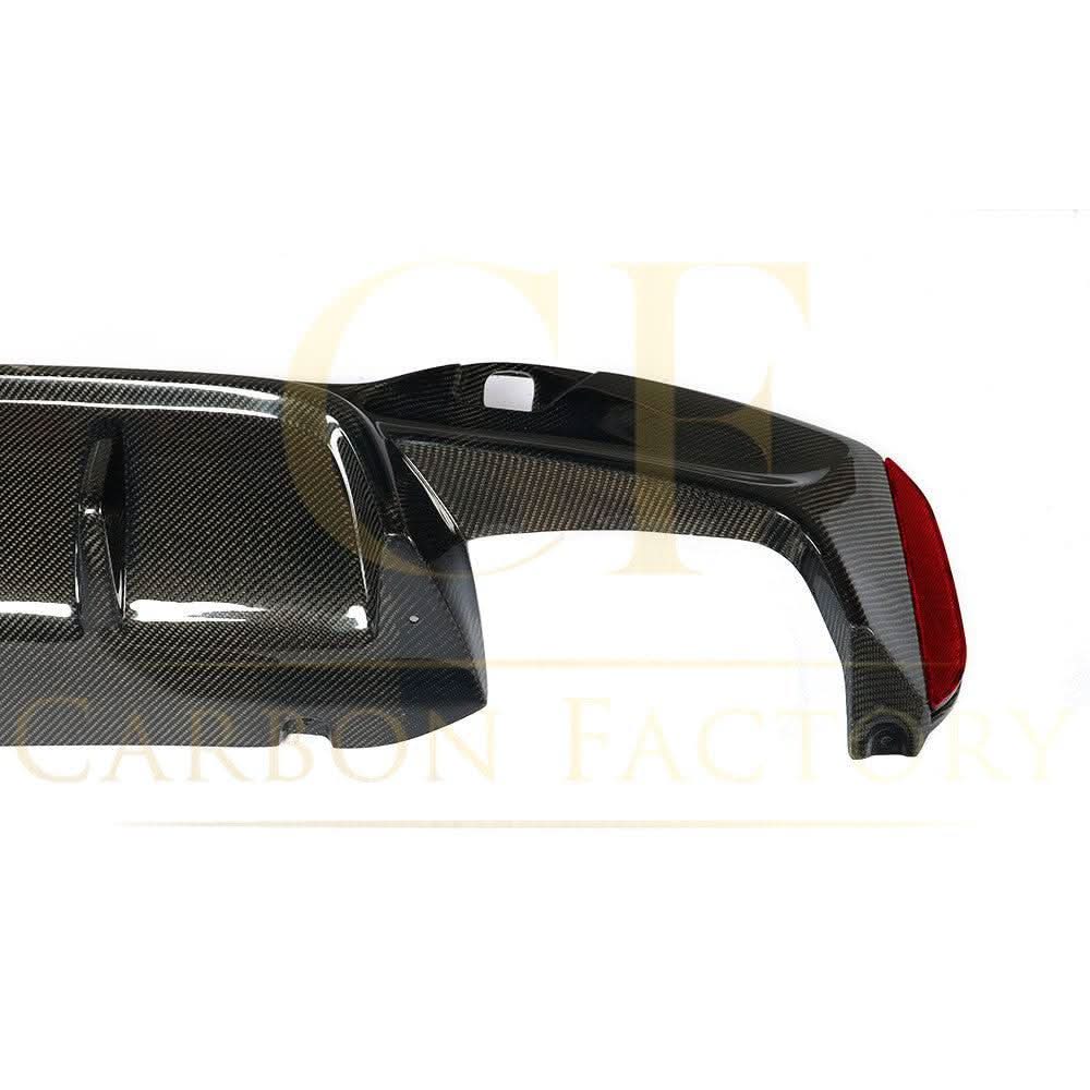 V Style Carbon Fibre Rear Diffuser for BMW G30 G31 5 Series M Sport F90 M5 17-23 - Carbon Factory