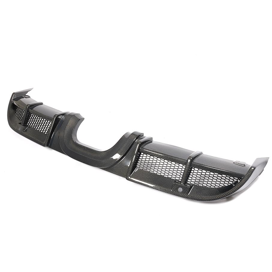 V Style Carbon Fibre Rear Diffuser for Porsche Boxster & Cayman 718 16-18-Carbon Factory
