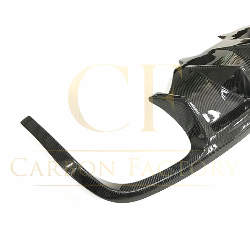 V Style Carbon Fibre Rear Diffuser for Porsche Macan 14-20-Carbon Factory