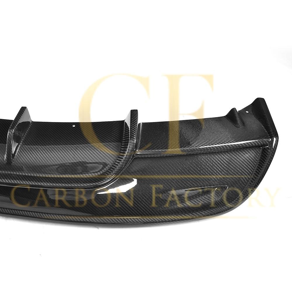 V Style Carbon Fibre Rear Diffuser for Tesla Model S 16-17-Carbon Factory