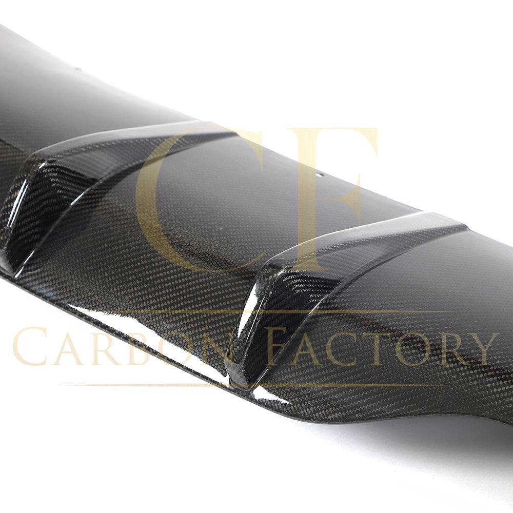 V Style Carbon Fibre Rear Diffuser for Tesla Model S Facelift 21-Present-Carbon Factory