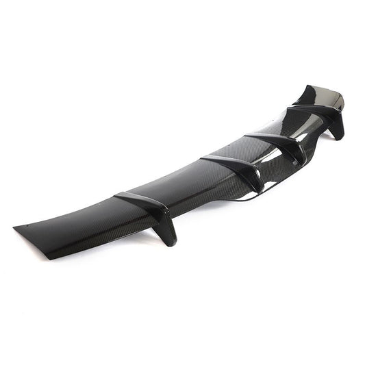 V Style Carbon Fibre Rear Diffuser for Tesla Model S Facelift 21-Present-Carbon Factory