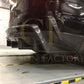 V Style Carbon Fibre Rear Diffuser for Tesla Model X 16-Present-Carbon Factory