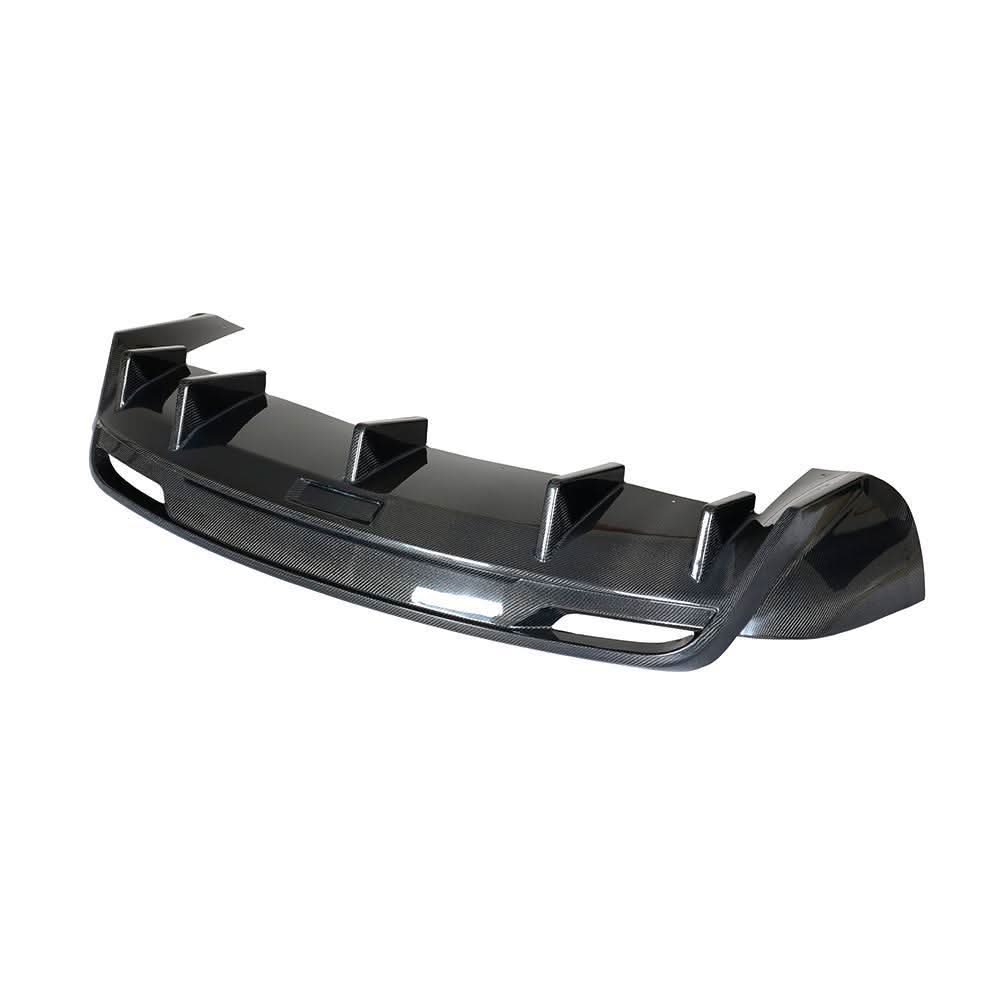 V Style Carbon Fibre Rear Diffuser for Tesla Model X 16-Present - Carbon Factory